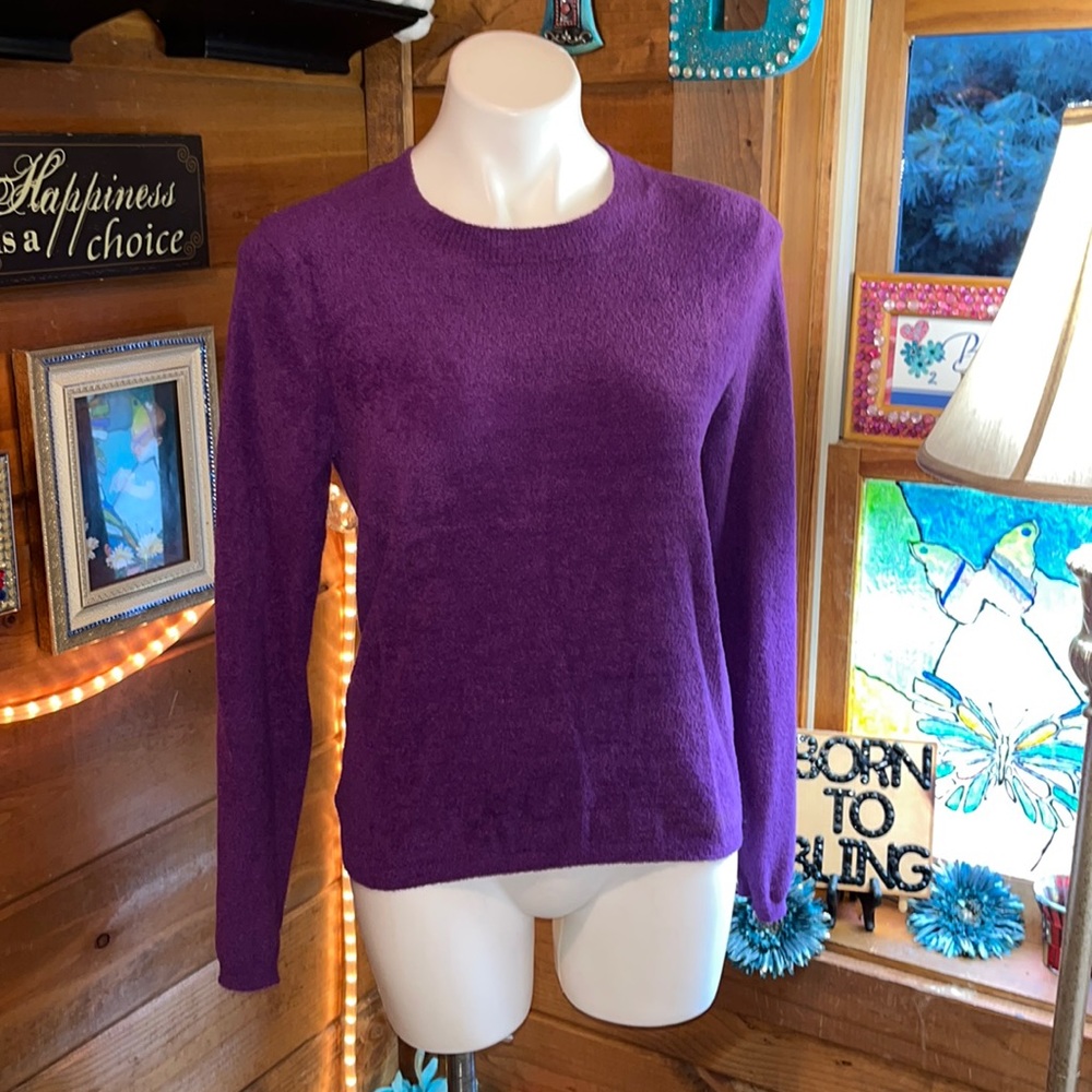 Taylor Marcs PURPLE super soft sweater GORGEOUS color